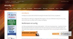 Desktop Screenshot of etconfig.net