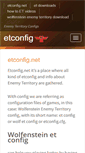 Mobile Screenshot of etconfig.net